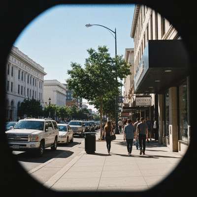 Close-up of a polished concrete floor showing its durability against wear